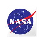 CafePress NASA Logo Square Sticker 3 X 3 Square Bumper Sticker Car Decal