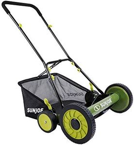 Sun Joe MJ501M Mow Joe 18-Inch Manual Reel Mower with Grass Catcher