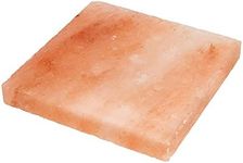 Himalayan Pink Salt Cooking Plate by Pride of India – 4 x 4 x 1” – Serving Plate for Cutting/Grilling – 100% Naturally Occurring Pink Salt/Food Grade – Easy to Use - Grilling Ideas for Kitchen