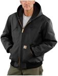 Carhartt Men's Quilted Flannel Lined Duck Active Jacket J140,Black,X-Large