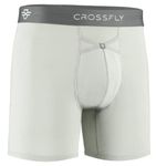 Crossfly IKON X Men’s Underwear 6" Trunk Boxer Briefs, 24 Hour Comfort and Innovative Access, No Chafe, Breathable and Soft