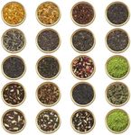 VAHDAM, World Top 20 Tea Sampler - Black, Green, Chai, Herbal Tea & More | Assorted Tea Gift Variety Pack | Tea Gift set for Women Men Parents Family Friends Coworkers