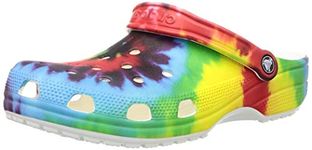 Crocs Unisex Adult Classic Tie Dye Graphic Clog Multi 8 Men/ 9 UK Women (M9W11) (205453-90H)