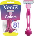 Gillette Venus Simply 3 Disposable Razors, 8 Count