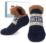 Slipper Socks Mens Stocking Fillers: Christmas Gifts for Men Dad Him Xmas Gifts for Women Men, Slipper Socks Mens Cosy Bed Socks, Secret Santa Gifts Under 10 Pounds Stocking Fillers for Teenage Boys