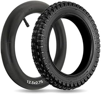 12.5x2.75 Tire & Inner Tube 12-1/2x2-3/4 Dirt Bike Tire and Tube Set for Razor MX350 MX400 Dirt Rocket X-Treme X-560 Heavy Duty Scooter 12-1/2x2.75 Tire Tube