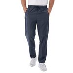 Rapoo Mens Workout Athletic Sweatpants Pants Elastic Waist Joggers Running Pants for Men with Zipper Pockets 05 Coldgray 2XL