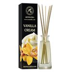 Vanilla Cream Diffuser 100ml - Home Fragrance Made with Nice Oils - Great Idea for Mom, Dad, Wife or Husband - Best for Aromatherapy