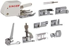 SINGER | Sewing Machine Accessory Kit, Including 9 Presser Feet, Twin Needle, and Case, Clear - Sewing Made Easy