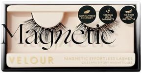 Velour Magnetic Eyelashes, Luxurious False Lashes, Reusable Eyelashes, Wear up to 30x & Vegan, All Eye Shapes, Natural Lashes, Magnetic Eyeliner not Included (Magnet Eyezed)