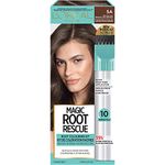 Root Rescue 10 Minute Root Hair Coloring Kit, Permanent Hair Color with Quick Precision Applicator, 100% Gray Coverage (Packaging May Vary)