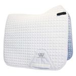 Woof Wear Pro Dressage Saddle Pad - White - Anatomic shaping with high wither design - Soft and durable Polycotton