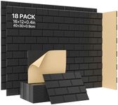 Acoustic Panels, 18 Pcs, 12" X 16" 