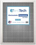 Electrostatic Air Filter by Venti Tech – Permanent Washable HVAC System Filter – Captures Allergens for Healthier Home Environment – Increases Airflow, Reduces HVAC Stress (14x20x1)