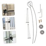 WHAMVOX 2 Sets Latches Gate Cable Pull Adjustable Door Latch Gate Opener Gate Latch Spring Pull Wire PVC