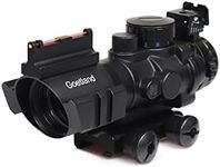 Goetland 4x32 Rifle Scope Tactical Prismatic Glass Crosshair Reticle with Fiber Optic Sight