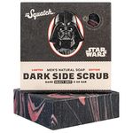 Dr. Squatch Mens Starwars Dark Side Scrub Soap – Limited ! - Natural Exfoliating Soap Bar for Men with Charcoal, Sand and Coconut Oil – Bar Handmade in USA