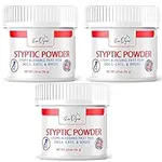 3-PK Styptic Powder for Dogs, Cats, and Birds (2 oz) by Evo Dyne | Fast-Acting Blood Stop Powder for Pets | Quick Stop Bleeding Powder for Dog Nail Clipping, Grooming, Cuts and More (3-Pack)