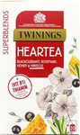 Twinings Superblends Heartea Tea - Blackcurrant & Rosemary Herbal Tea Infusion with Honey, Hibiscus & Vitamin B1 (Thiamin) - 20 x Biodegradable Tea Bags