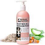 Oxgord Organic Oatmeal Dog Shampoo & Conditioner 100% Natural 600ml- Medicated Clinical Vet Formula Wash for All Pets - Made with Aloe Vera for Relieving Dry Itchy Skin - Best Pet Odor Eliminator