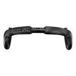 RXL SL Road Bike Handlebars, Full Carbon Fiber Road Bike Handlebar Highway Bicycle Drop Bar Carbon Road Handlebar 400mm Internal 4 Holes Black Matte S