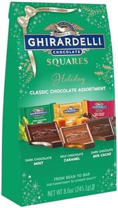 GHIRARDELLI Holiday Classic Chocolate Assortment Squares, 8.6 oz Bag