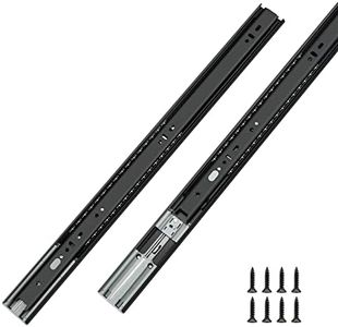 LONTAN 2 Pair 18 inch Soft Close Drawer Slides Heavy Duty Cabinet Rails Kitchen Replacement 3 Section Full Extension Ball Bearing Drawer Rails Cabinet Runners 100lb Capacity