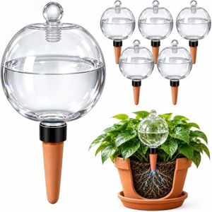 6 Pack 26oz Extra Large Plant Watering Globes with Cover,Lasts 20 Days