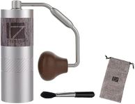1Zpresso Q2 S Manual Coffee Grinder Heptagonal Version, Foldable Handle, Mini Slim Travel Sized Fits in the plunger, Assembly Stainless Steel Conical Burr, Numerical Adjustable Setting