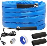 BUNYUM RV 50FT 33FT Heated Water Hose for Rv,-45 ℉ Antifreeze Drinking Garden Water Hose with Energy Saving Thermostat，1/2" Inner Diameter Rv Accessories-Lead and BPA Free(50FT)
