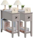 LUSUOWLZ Gery 2 Pack Chairside Narr