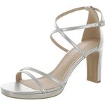 Chinese Laundry Women's Taryn New Metallic Heeled Sandal, Silver, 7 UK