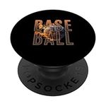 Pro Baseball Fan High School Player Pitcher Catcher Gear PopSockets Swappable PopGrip