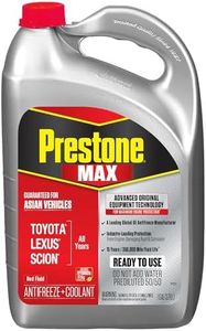 Prestone MAX Asian Red 50/50 Antifreeze Automotive Coolant, Pack of One