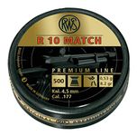 RWS R10 Match Competition-8.2 Grain-.177 Caliber Air Gun Pellets