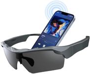 Sports Smart Glasses,Cycling Bluetooth Sunglasses for Men &Women,Open Ear Sound with Mic &Speakers,Touch &Voice Assistant,UV Protection,Polarized lens,Wireless Headphone Sunglasses for Running Fishing