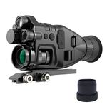 Digital Infrared Night Vision Scope with Camera&Video, 850nm&940nm HD for Total Darkness Hunting, Day/Night Monocular Telescope for 100% Darkness Hunting Outdoor, Night Vision Goggles