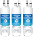 Waterdrop EDR1RXD1 Replacement for Everydrop® Filter 1, W10295370A, EDR1RXD1B, P8RFWB2L, P4RFWB, Kenmore® 46-9081, 46-9930, WD-F38 Refrigerator Water Filter, 3 Pack