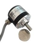 38mm Outer 6mm Solid Shaft Incremental Optical Rotary Encoder GHS38-6G 1024PPR Line Driver Output 5V Voltage Supply