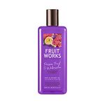 Fruit Works Passionfruit & Watermelon Cruelty Free & Vegan Bath & Shower Gel with Natural Extracts 1x 500 ml