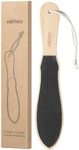 Valneo Rapeuse Pieds en Verre - Rape a Pied Sec pour Pedicure Peeling et Gommage avec Lime Grain Fin et Gros - Râpe Pédicure Anti Callosités pour Peau Morte - Rappe Soin des Pieds