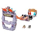 Hot Wheels RacerVerse, Grogu s Great Race Track set, Star Wars Track Set with Die-Cast Racers Inspired by Star Wars: Grogu and The Mandolorian, HPL32