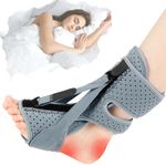 Orapink Plantar Fasciitis Night Splint,Ankle Brace for Plantar Fasciitis Relief,Adjustable Breathable Plantar Fasciitis Ankle Brace For Achilles Tendonitis,Foot Drop Ankle Pain Support(Grey)