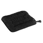 Navaris Electric Heated Cushion - USB Warmer Pad with 3 Heat Settings - Heating Seat Cushion - Warming Thermal Chair Heater - Black