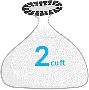 rucomfy Beanbags Top Up Bean Bag Filling - Polystyrene Balls for Beanbag Filler - Easy Bead Transfer for Bean Bags 2-12 Cubic Feet (2 cu ft)