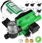 [Upgraded Version] AOFOLO 42-Series RV Fresh Water Pump 12V DC 6.5GPM/24.6LPM Water Diaphragm Self Priming Pump with 70PSI/4.8BAR Pressure Compatible for RV Caravan Marine Yacht