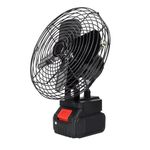 MDHL Portable Camping Fan Battery Operated Desk Fan 30° Up & Down Cooling Personal Fan,Wearable Quiet Fan for Outdoor Indoor, 12000mAh Battery USB Rechargeable, 3-Speeds(Black)