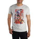 Dragon Ball Z Kanji Characters Collage White T-shirt