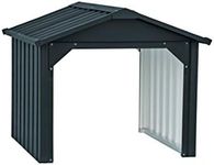 Duramax Robotic Lawn Mower Metal Garage, Open Back, Protects Lawn Mowers & Battery Charging Stations, Made of Hot-Dipped Galvanized Steel, Weatherproof & UV-Protected Robot Lawnmower Carport