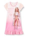 Barbie Girls Nightdress, Ages 3 to 10 Years, Official Gifts (5-6 Years) Pink